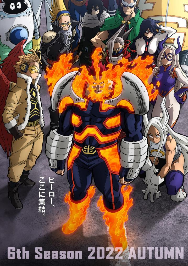 A guerra entre heróis e vilões está marcada! Sexta temporada do anime de My  Hero Academia estreia no outono de 2022 no Japão - Crunchyroll Notícias