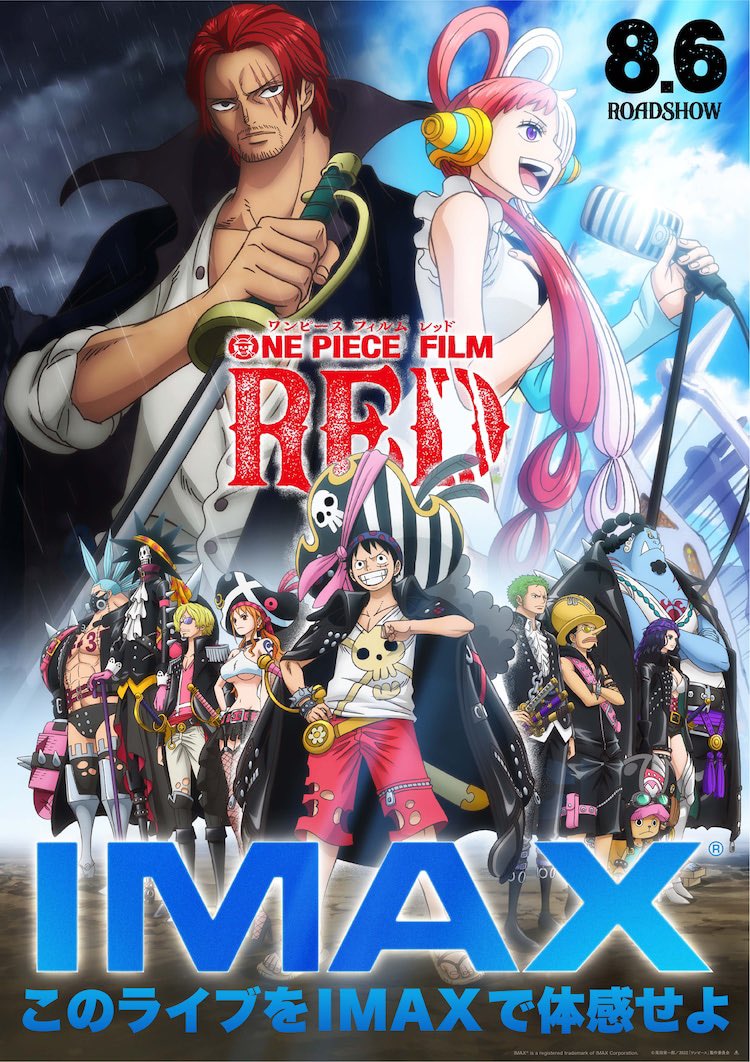 One Piece Film Red Filme passa de 10 milhões de ingressos vendidos no